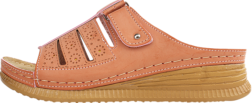 دمپایی زنانه پاریز مدل آیناز کد 78 رنگ کالباسی